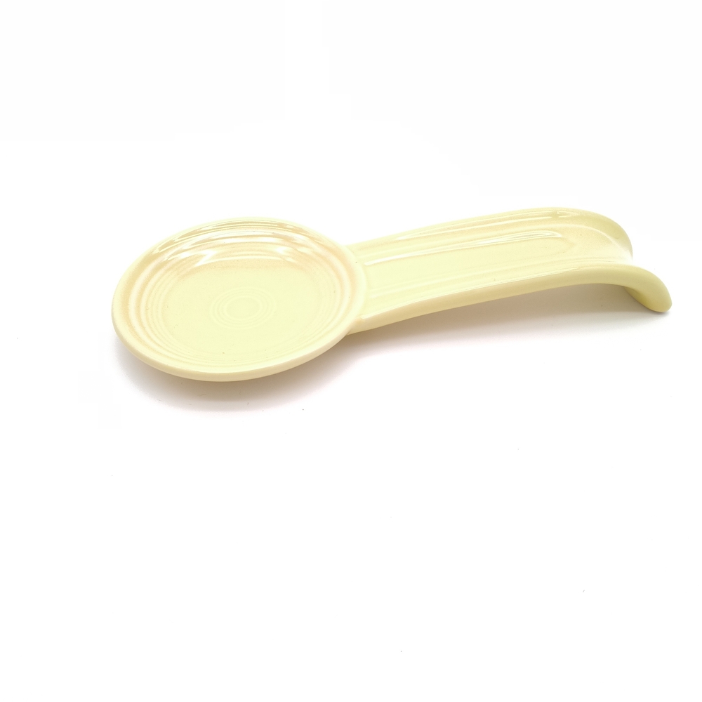 Fiesta Yellow Spoon Rest 8" Homer Laughlin HLC USA - Retired Post-86 Art Deco